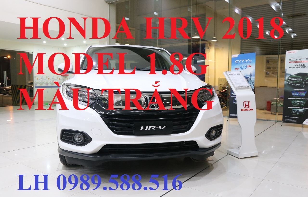 honda HRV 2018 model 18G mau trang