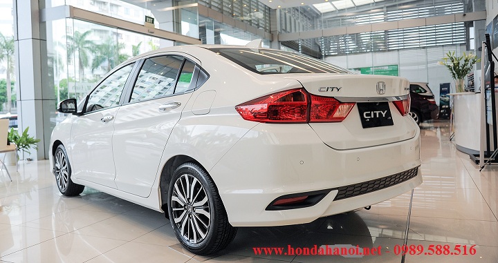 duoi xe honda city 2018 mau trang top cvt 1.5