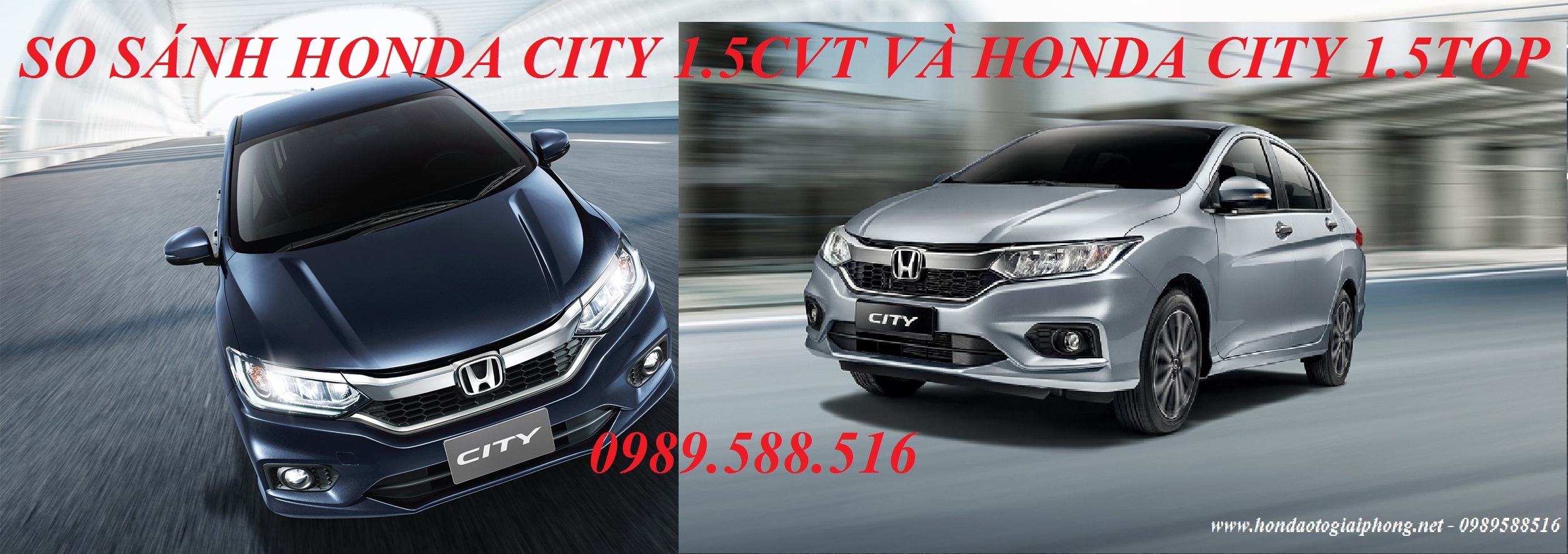 so sanh danh gia honda city 1.5 cvt va model 1.5top nam 2017